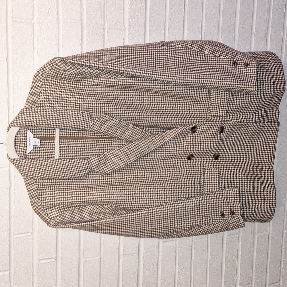 🧐 Houndstooth oversized blazer/jacket by Old Navy. XXL